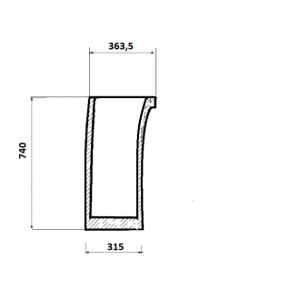 Szyba Przednia Dolna Prawa 3556828M1